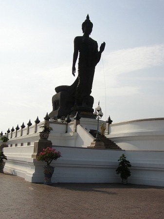 A buddha statue located at the Royal Grand Palace