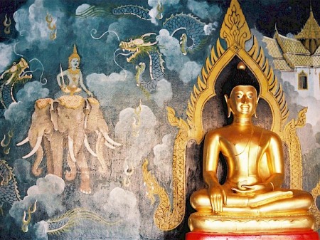 Thai Golden Buddha.