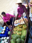 Thai market on the water