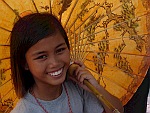 a thai umbrella girl